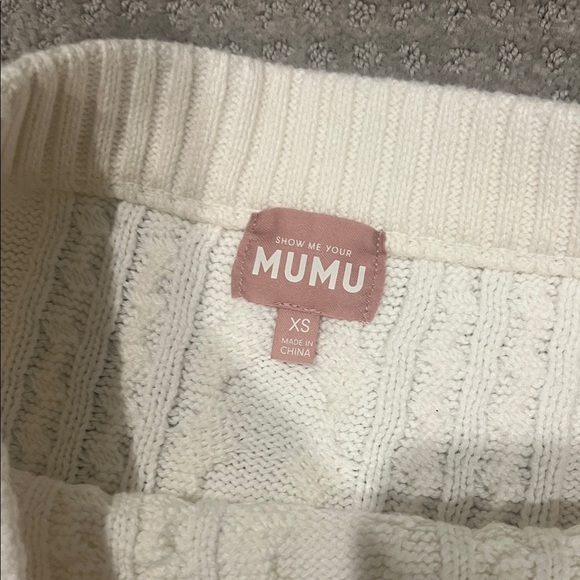 Show Me Your MuMu Cream Ridley Ruffle Skirt - Picture 3 of 3